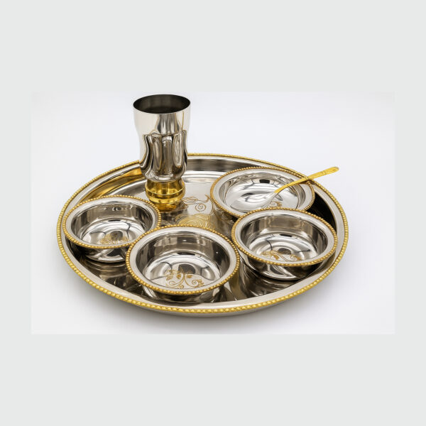 Premium Stainless Steel Thali Set - Image 4