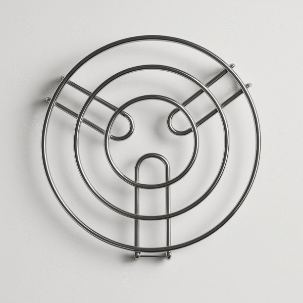 Premium Stainless Steel Trivet / Hot Pot Stand (Round Design) - Image 2