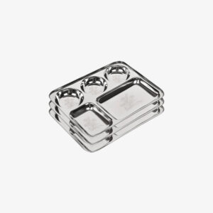 Premium Stainless Steel Partition Thali Plates